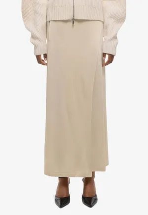 Fluid Maxi Wrap Skirt