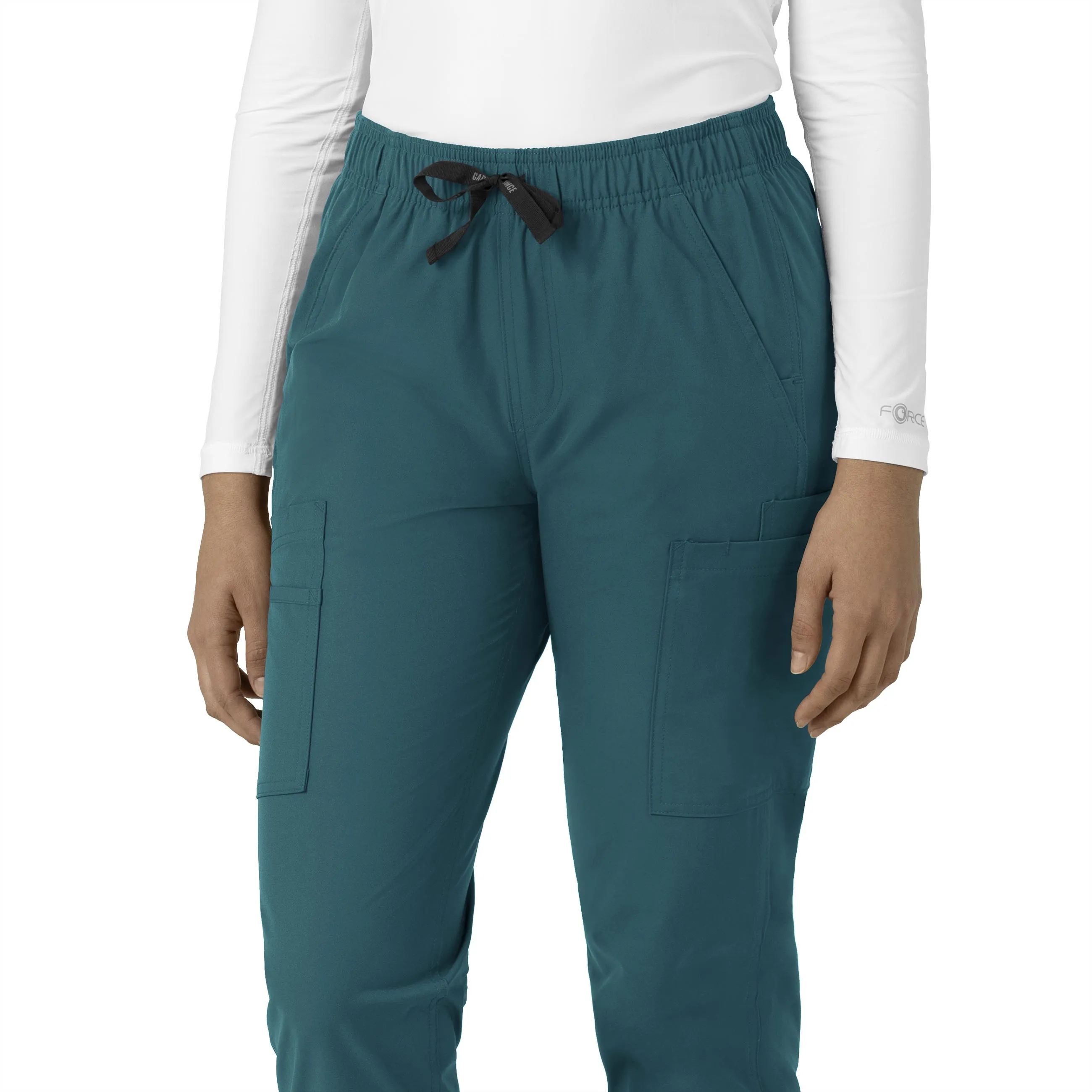 Force Essentials C51213 Straight Leg Scrub Pants Caribbean Blue