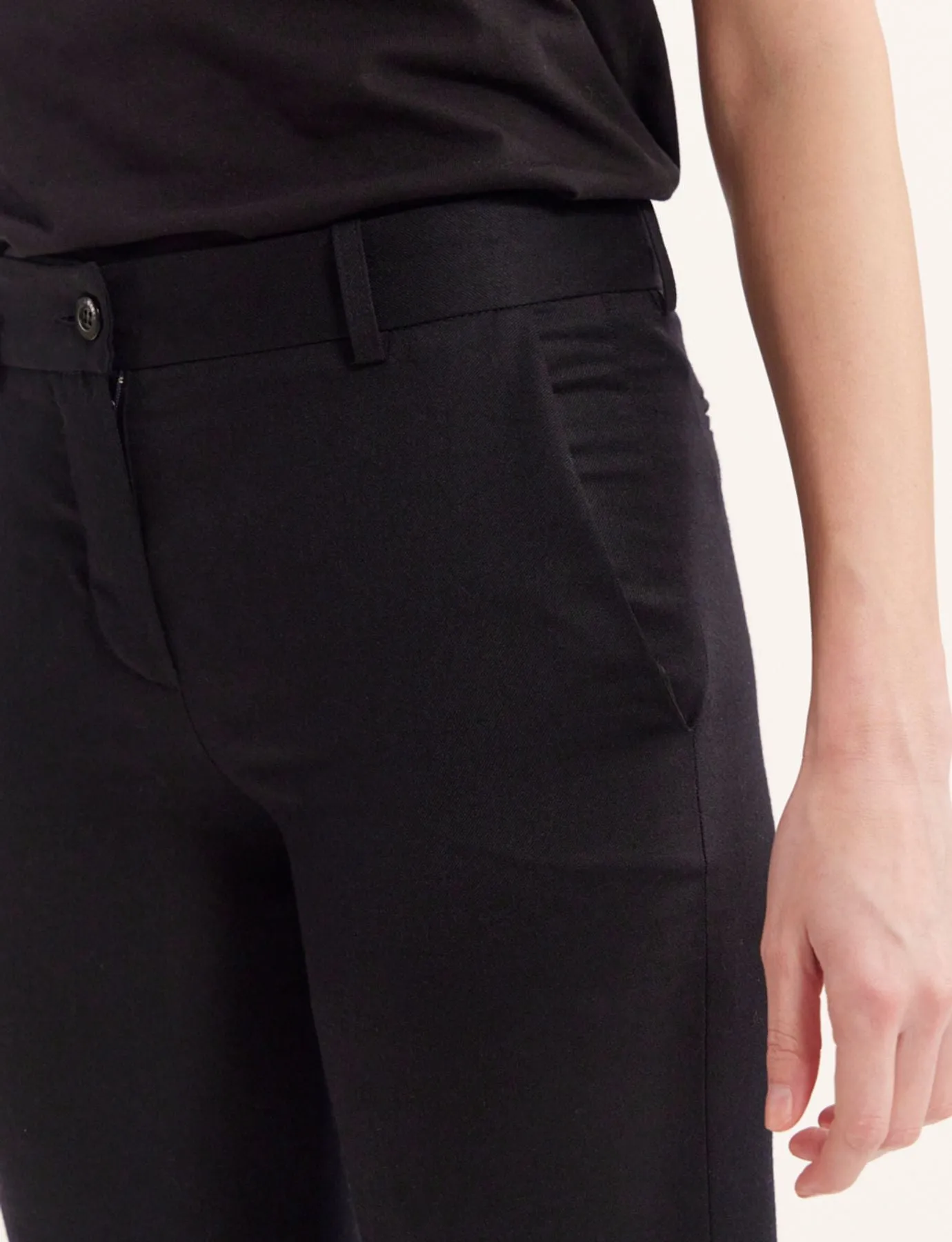 Francisco trousers navy blue wool