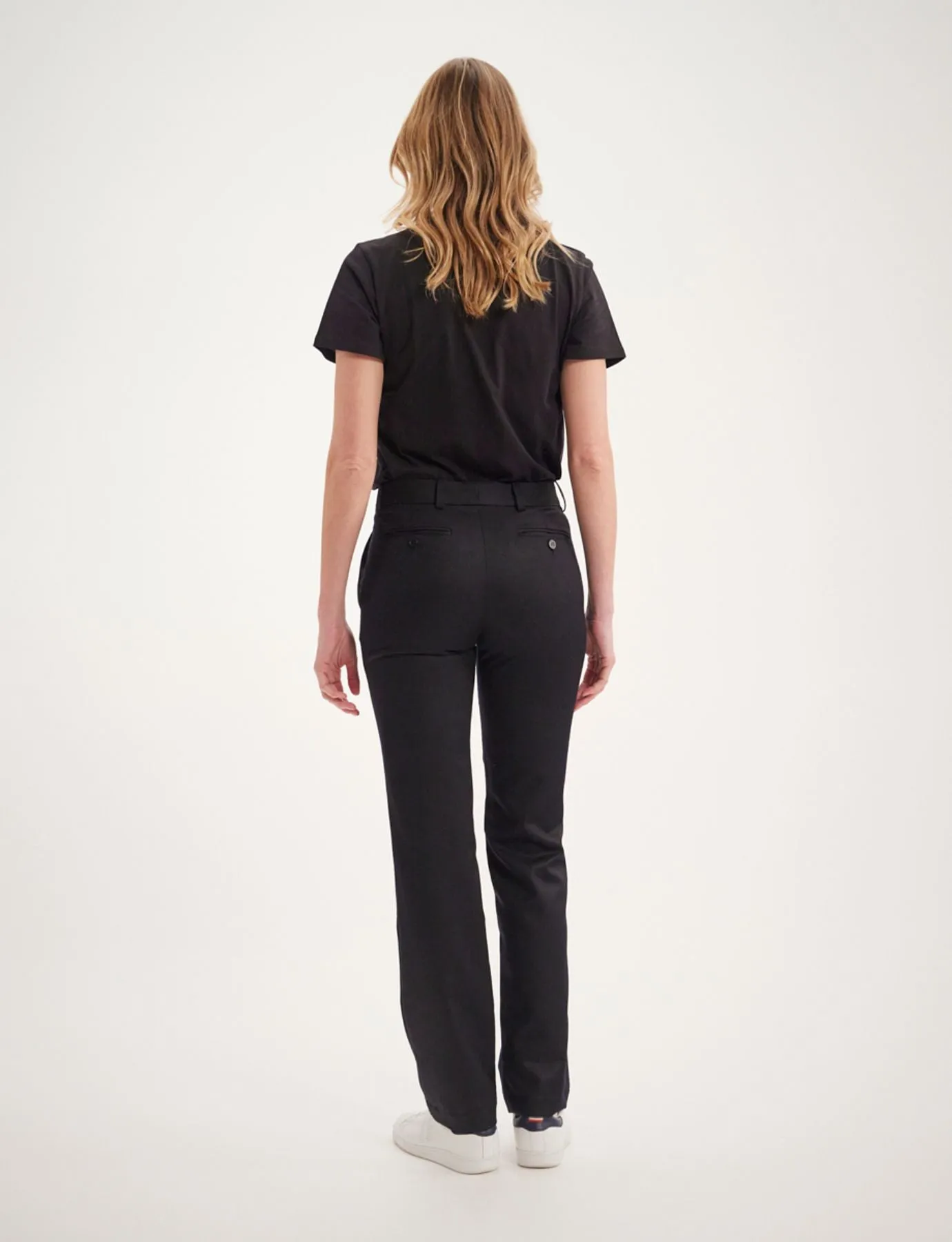Francisco trousers navy blue wool