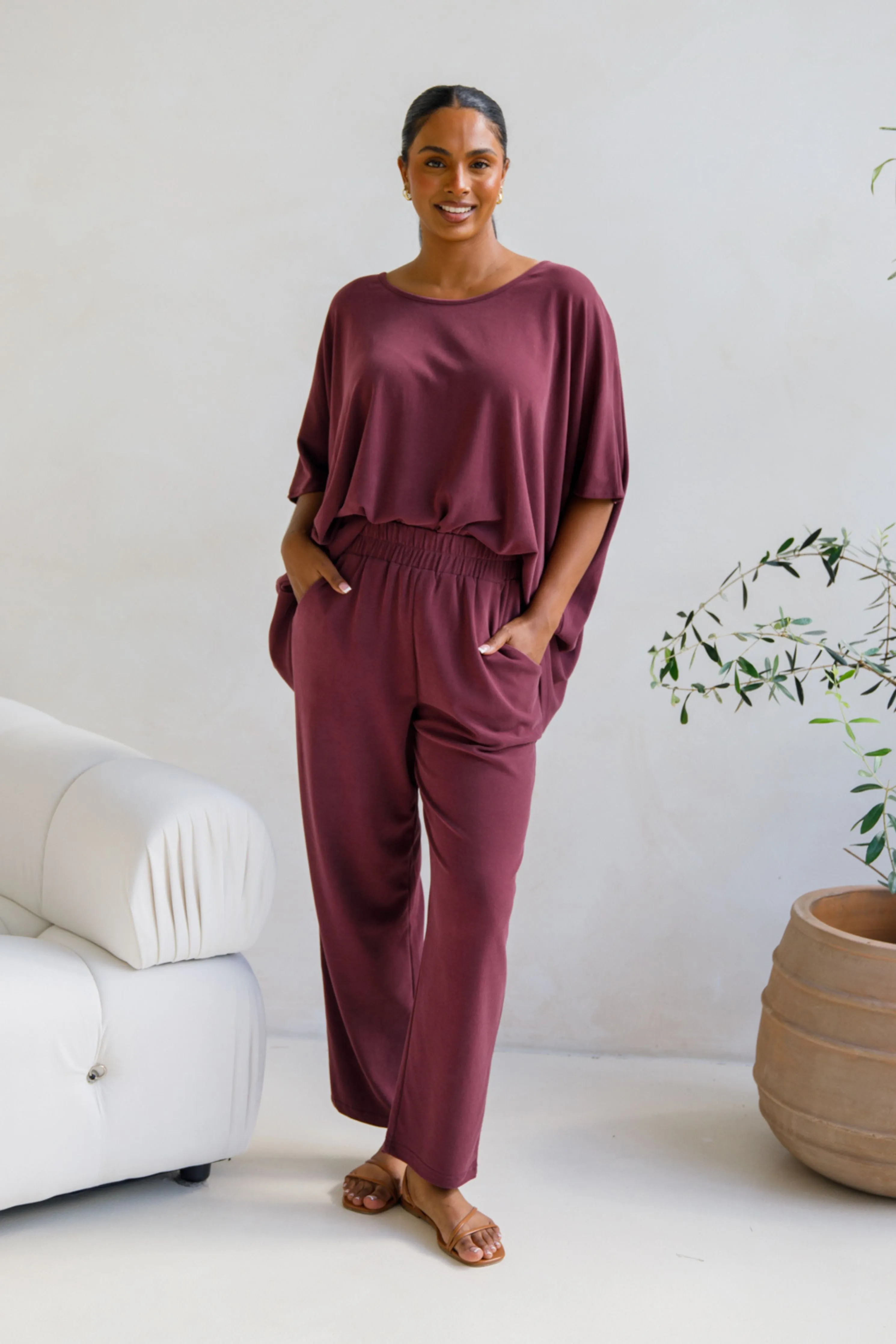 Frankie Lounge Pant | Shiraz