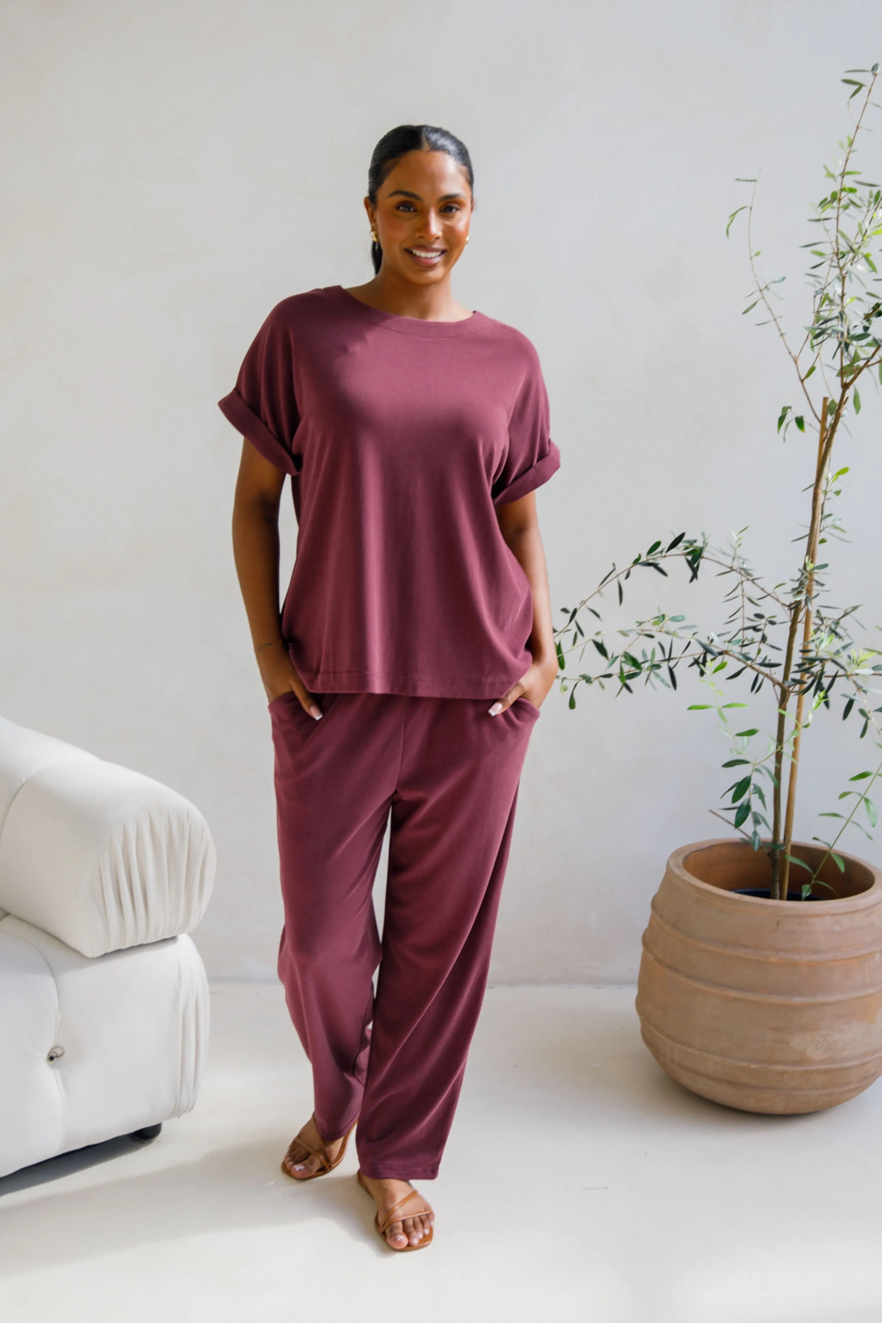 Frankie Lounge Pant | Shiraz