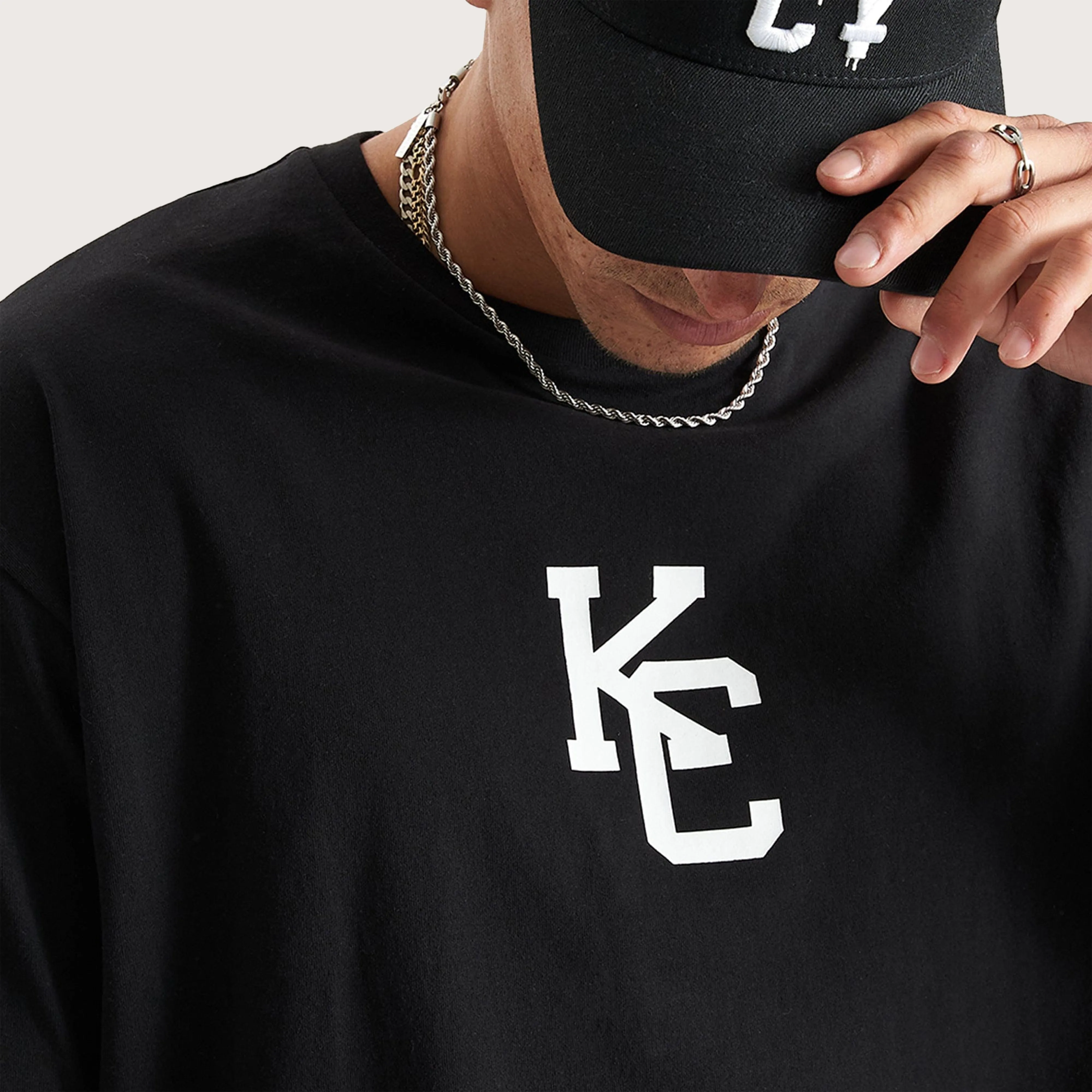 Fresno Heavy Box Fit Tee Black