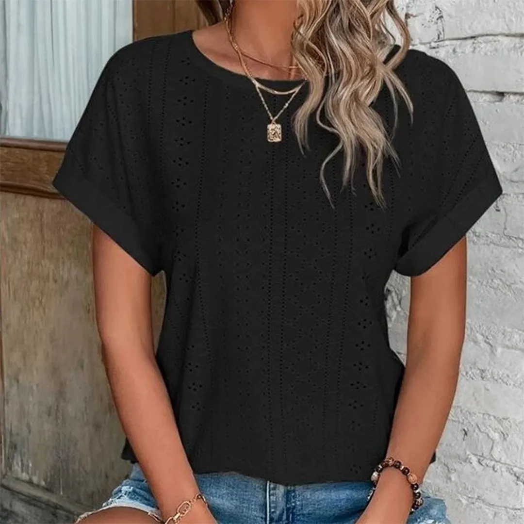 Gail - Short-sleeved Top For Women - Simple & Stylish