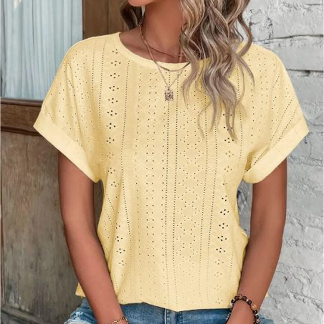 Gail - Short-sleeved Top For Women - Simple & Stylish