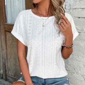 Gail - Short-sleeved Top For Women - Simple & Stylish