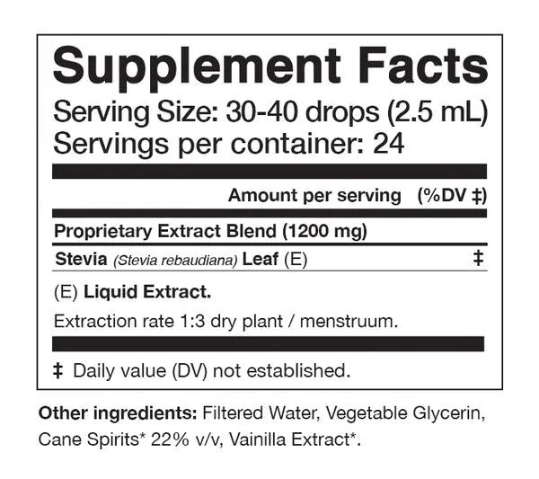 Genuine Stevia   Vanilla
