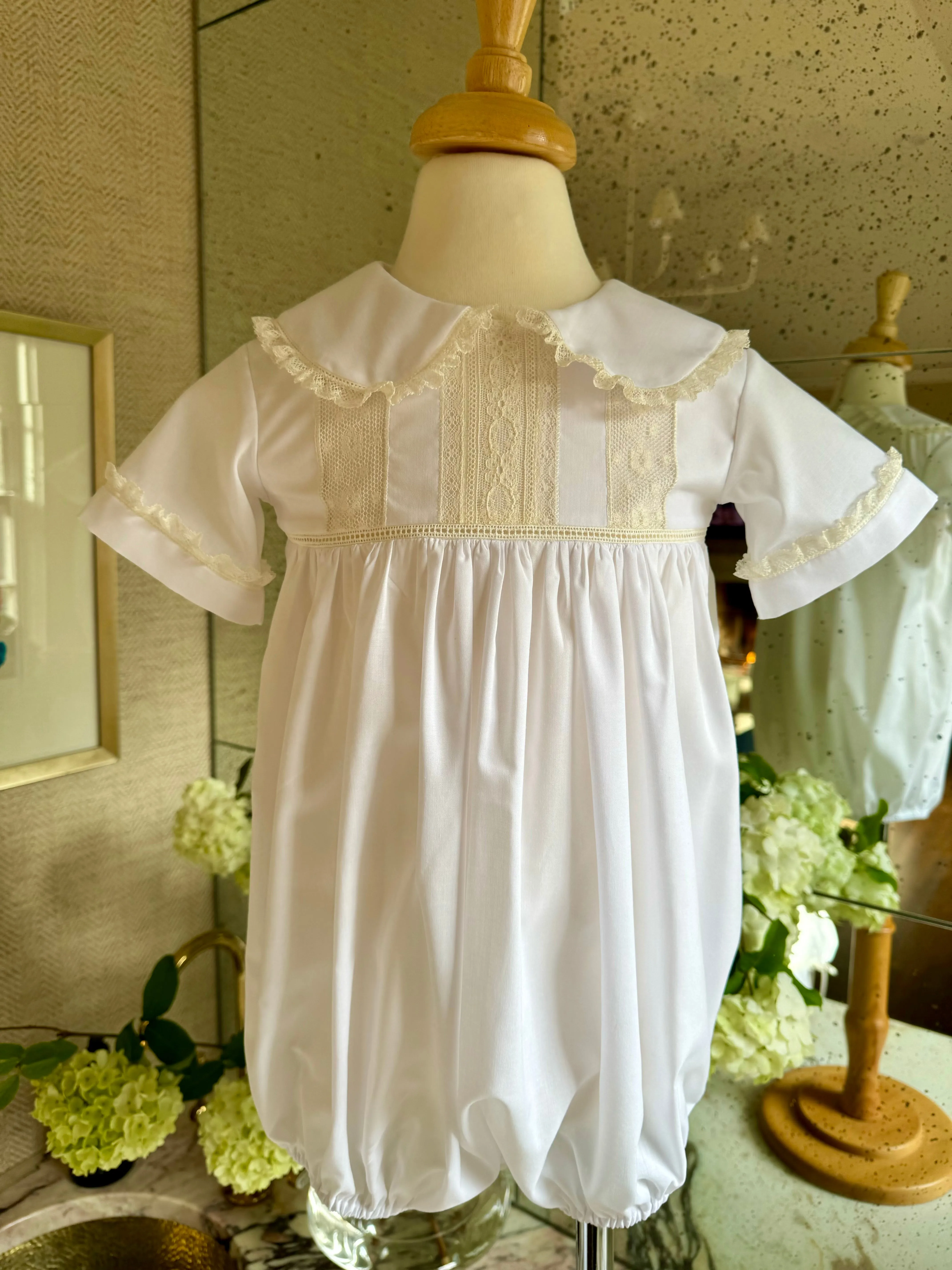 Girls and Boys Mint and White Heirloom Collection