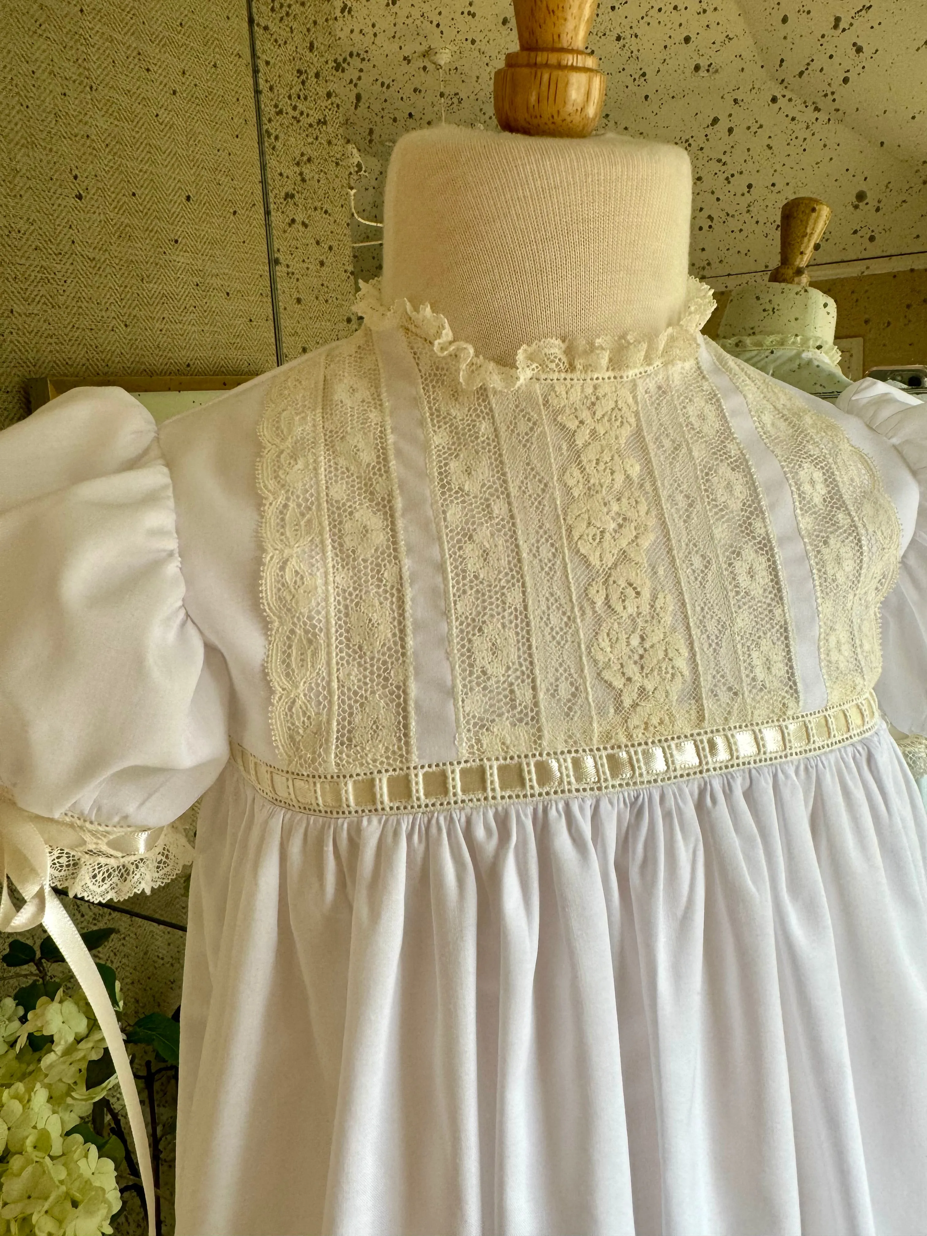 Girls and Boys Mint and White Heirloom Collection