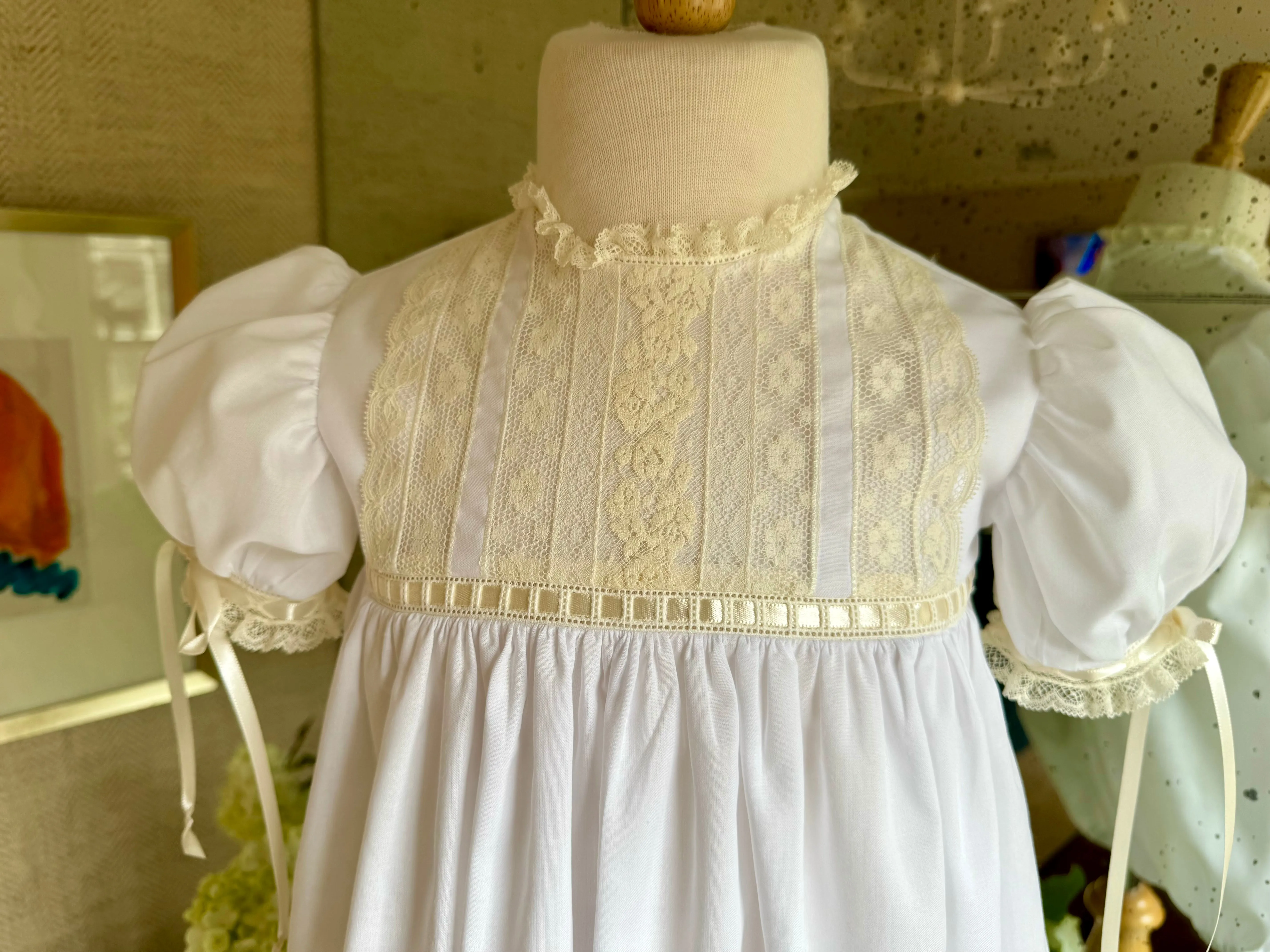 Girls and Boys Mint and White Heirloom Collection