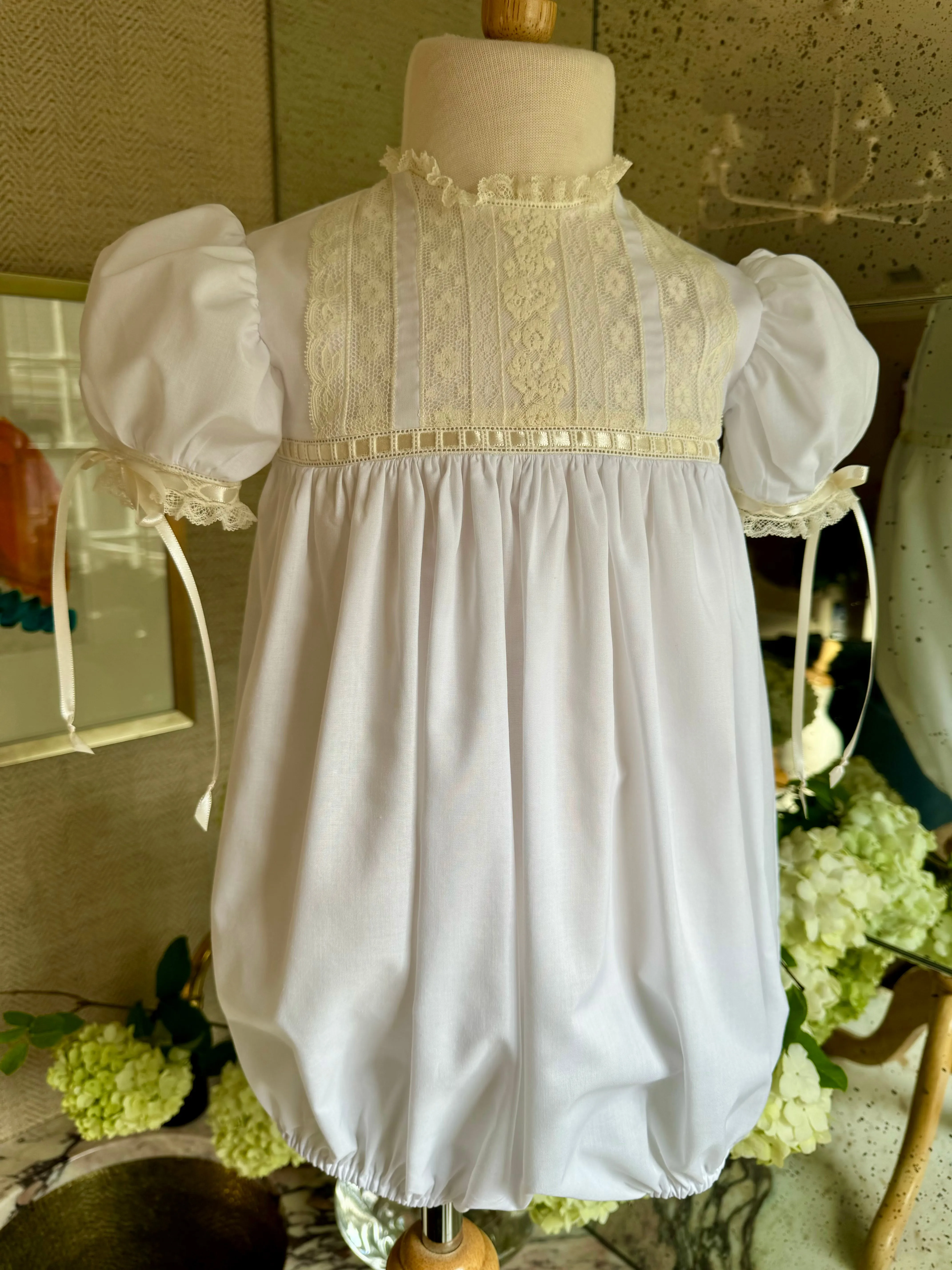 Girls and Boys Mint and White Heirloom Collection