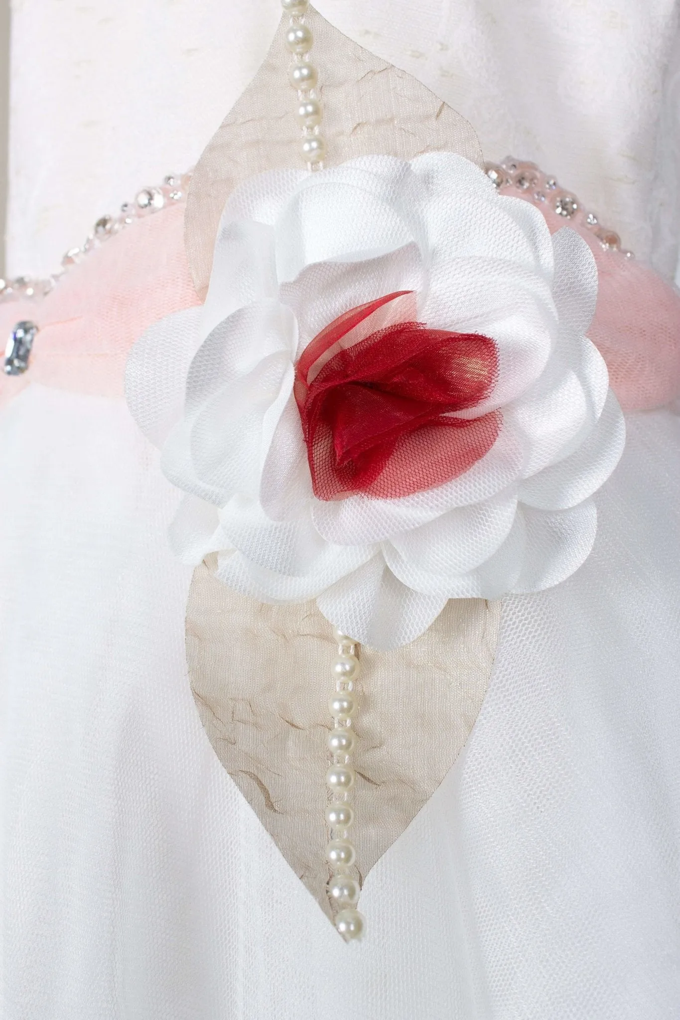 Girls' White  Dress
