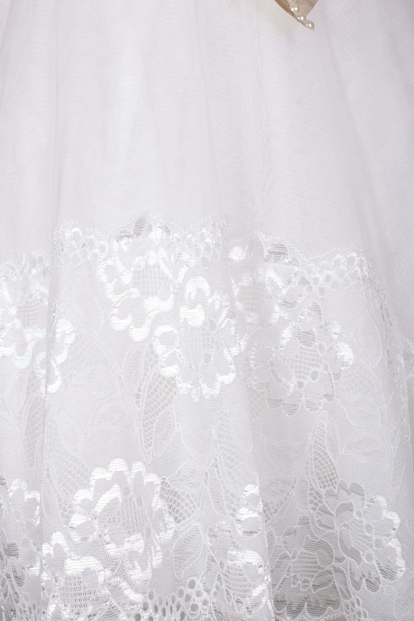 Girls' White  Dress