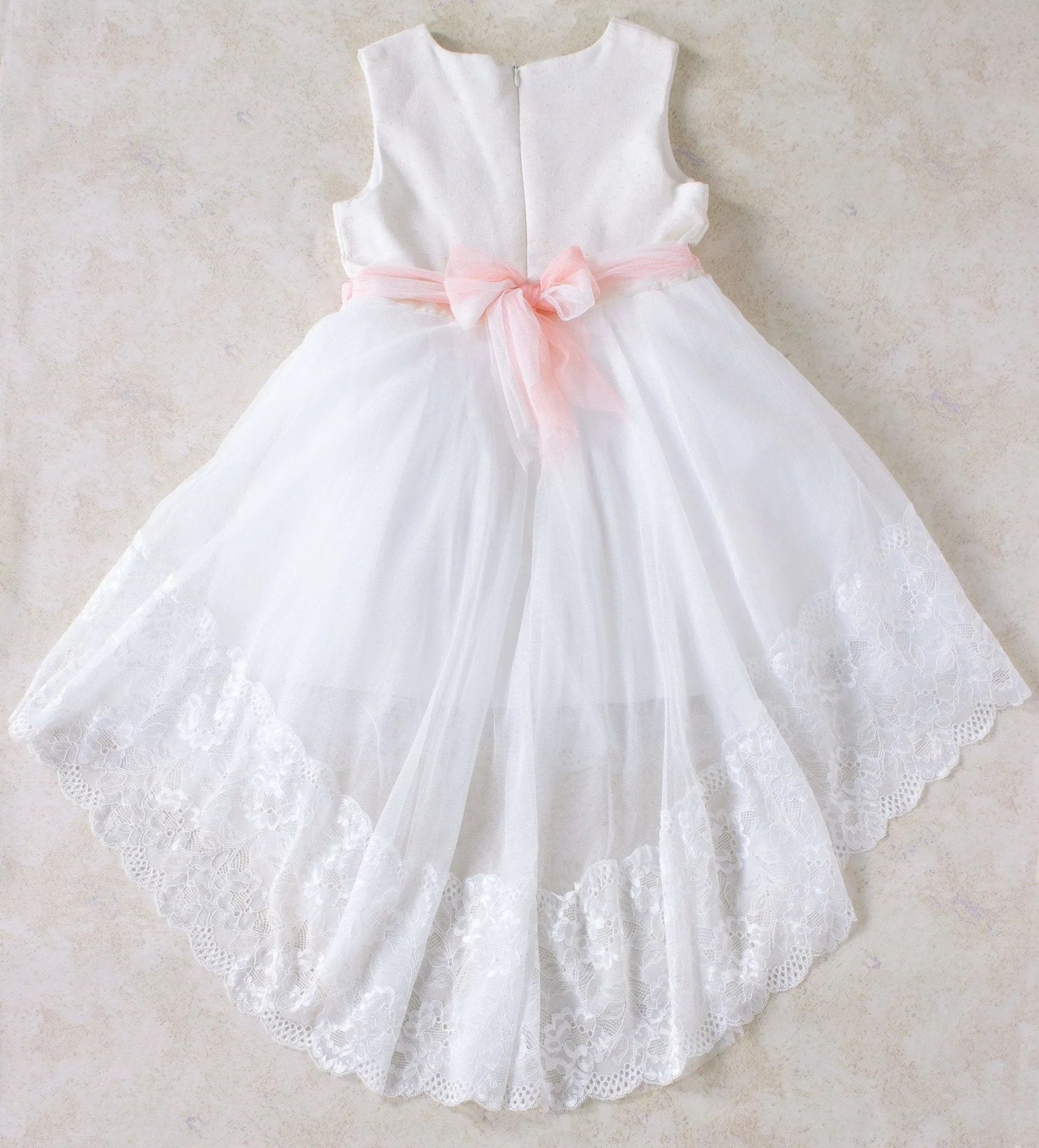 Girls' White  Dress