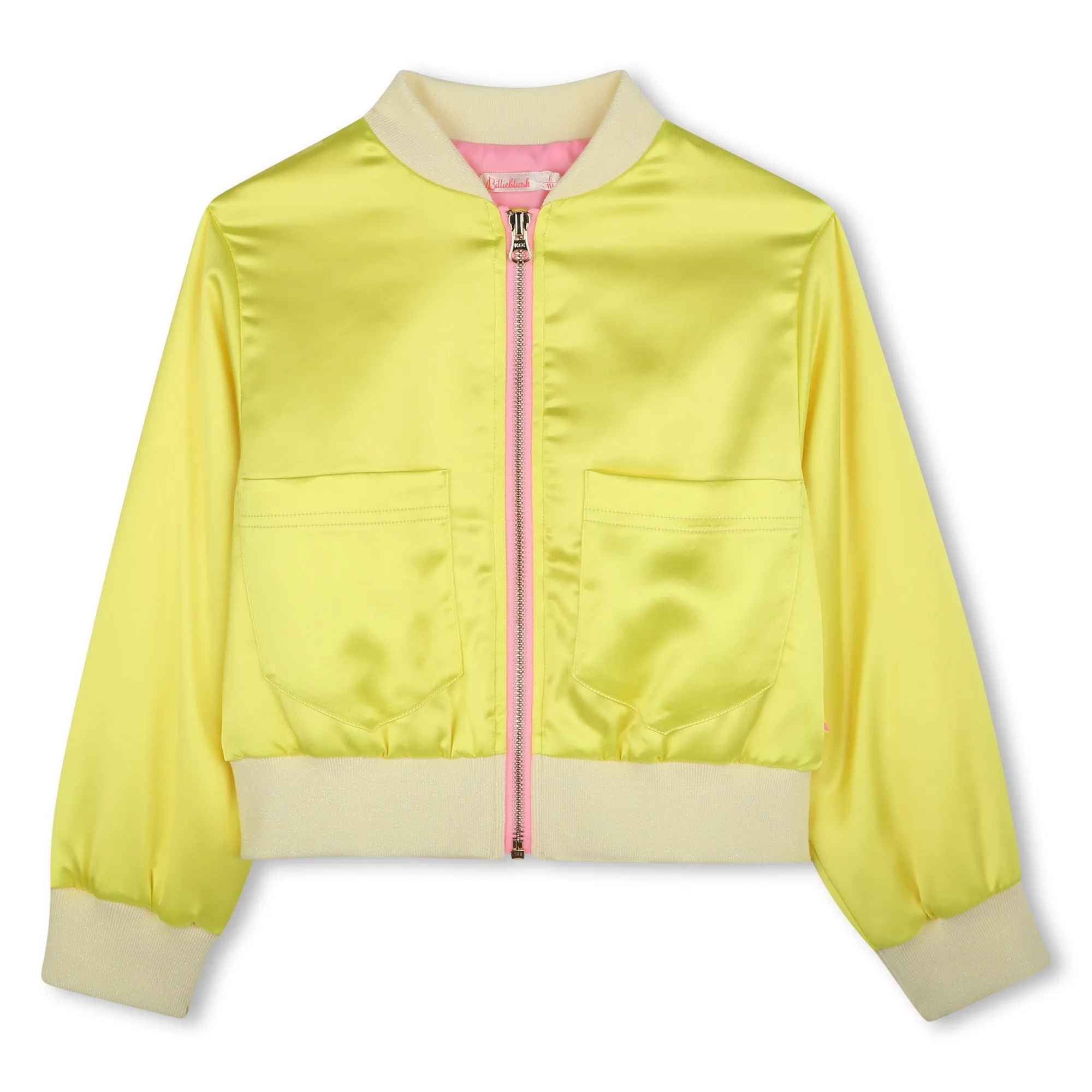 Girls Yellow Bomber Jacket