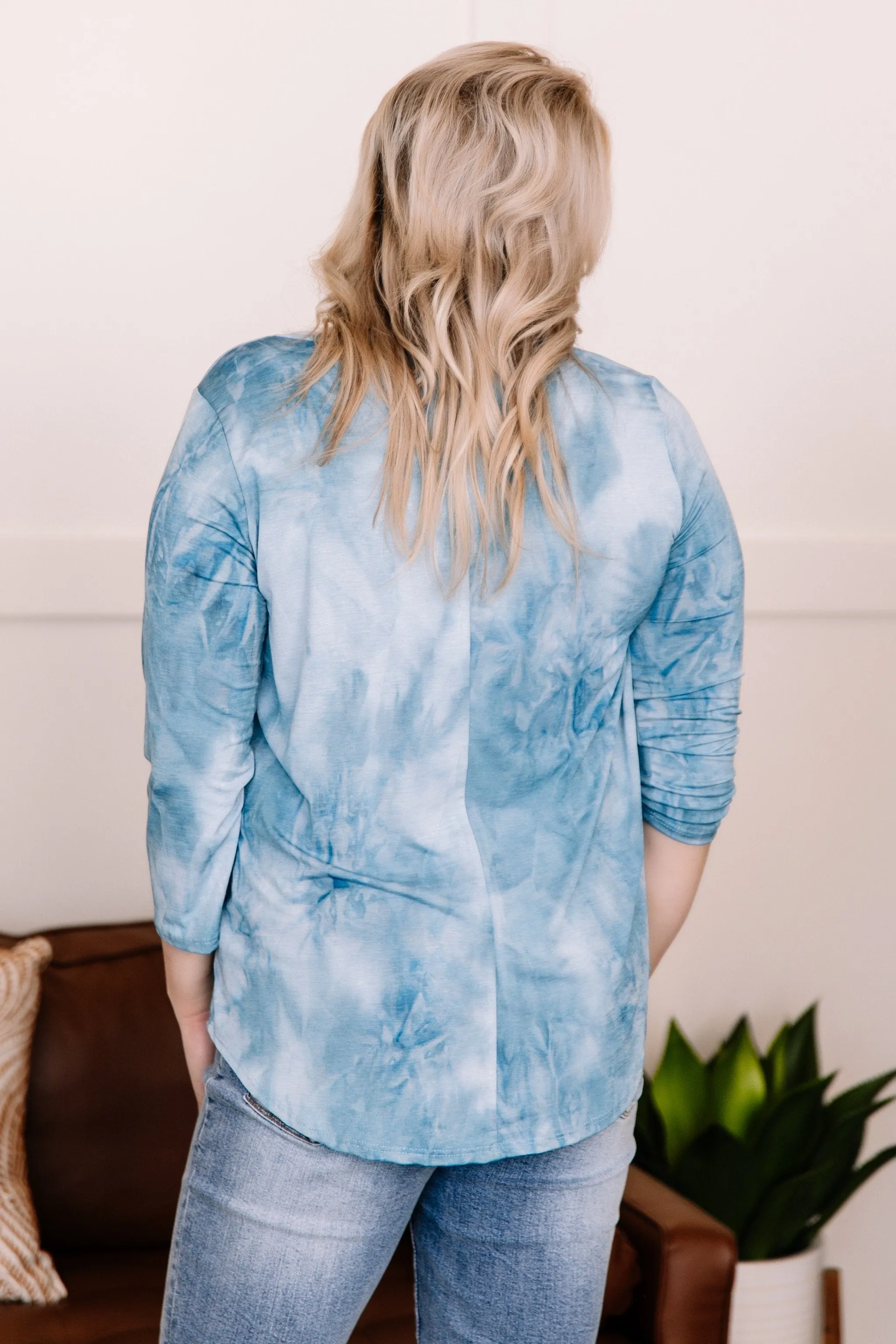 Glitter In The Air Blue Top