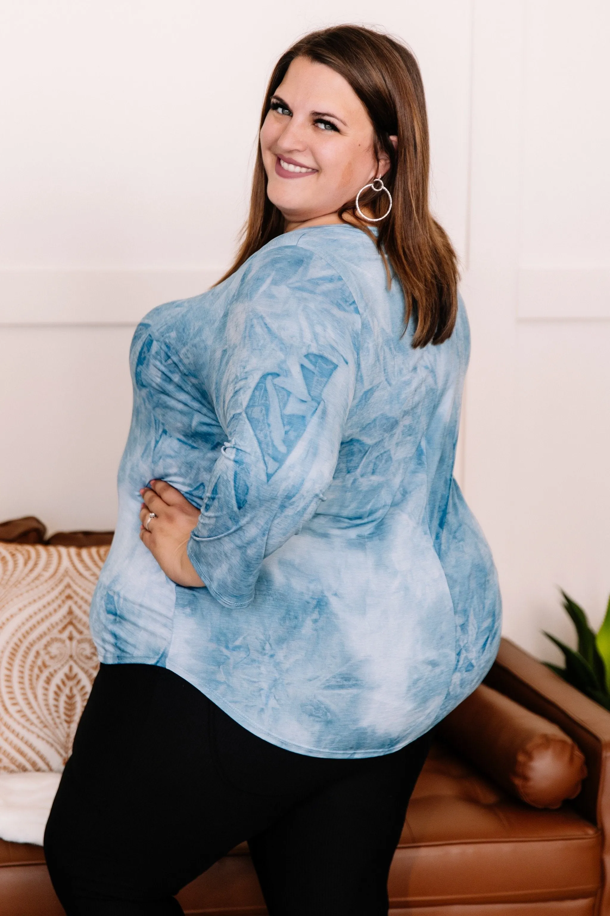 Glitter In The Air Blue Top