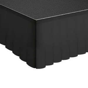 Global Truss GT Stage Deck Wool Serge Pleated Skirt 105 x 80cm