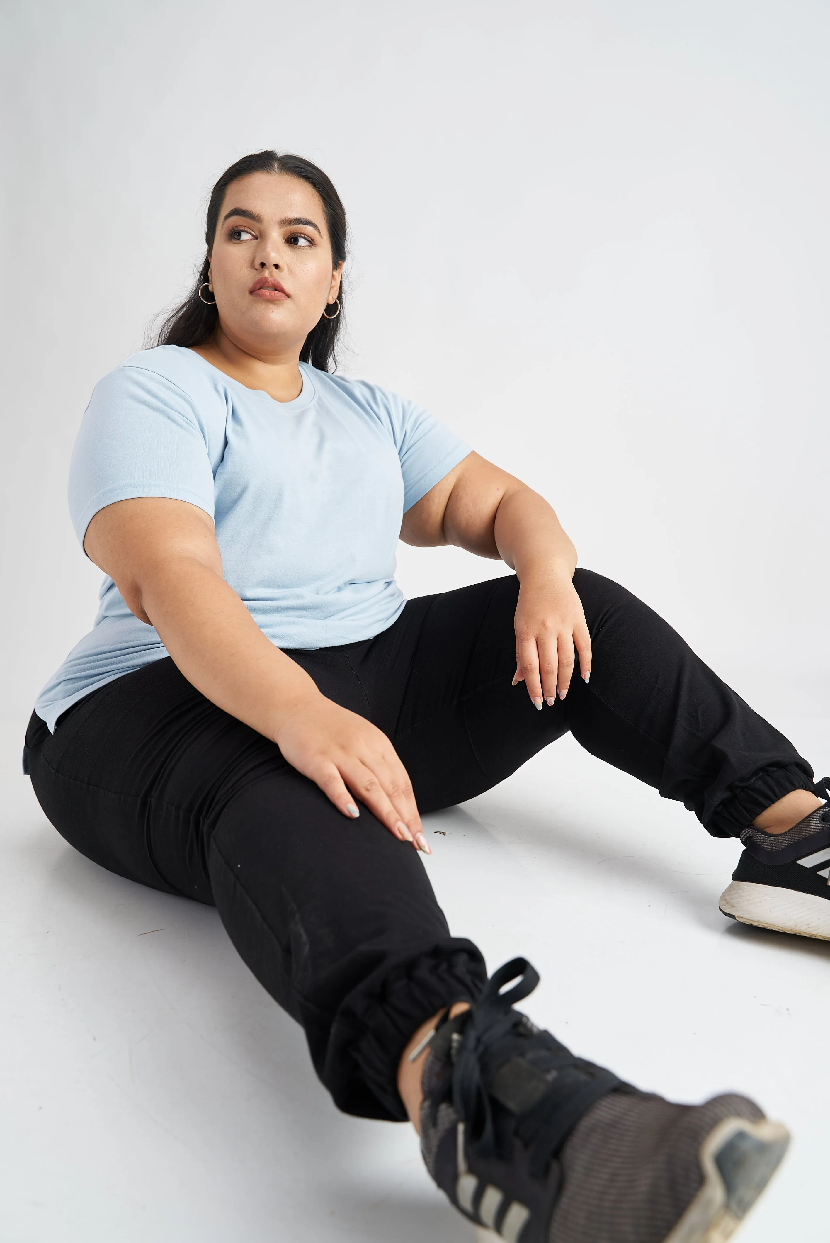 Go Easy Tee: Light Blue