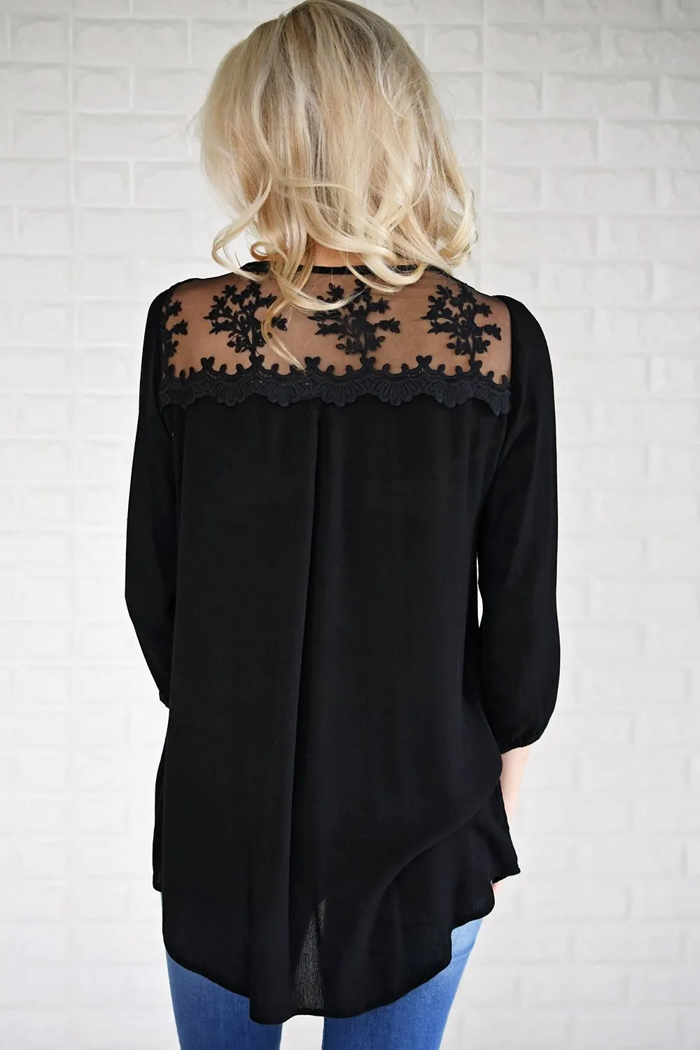 Go the Distance Lace Top