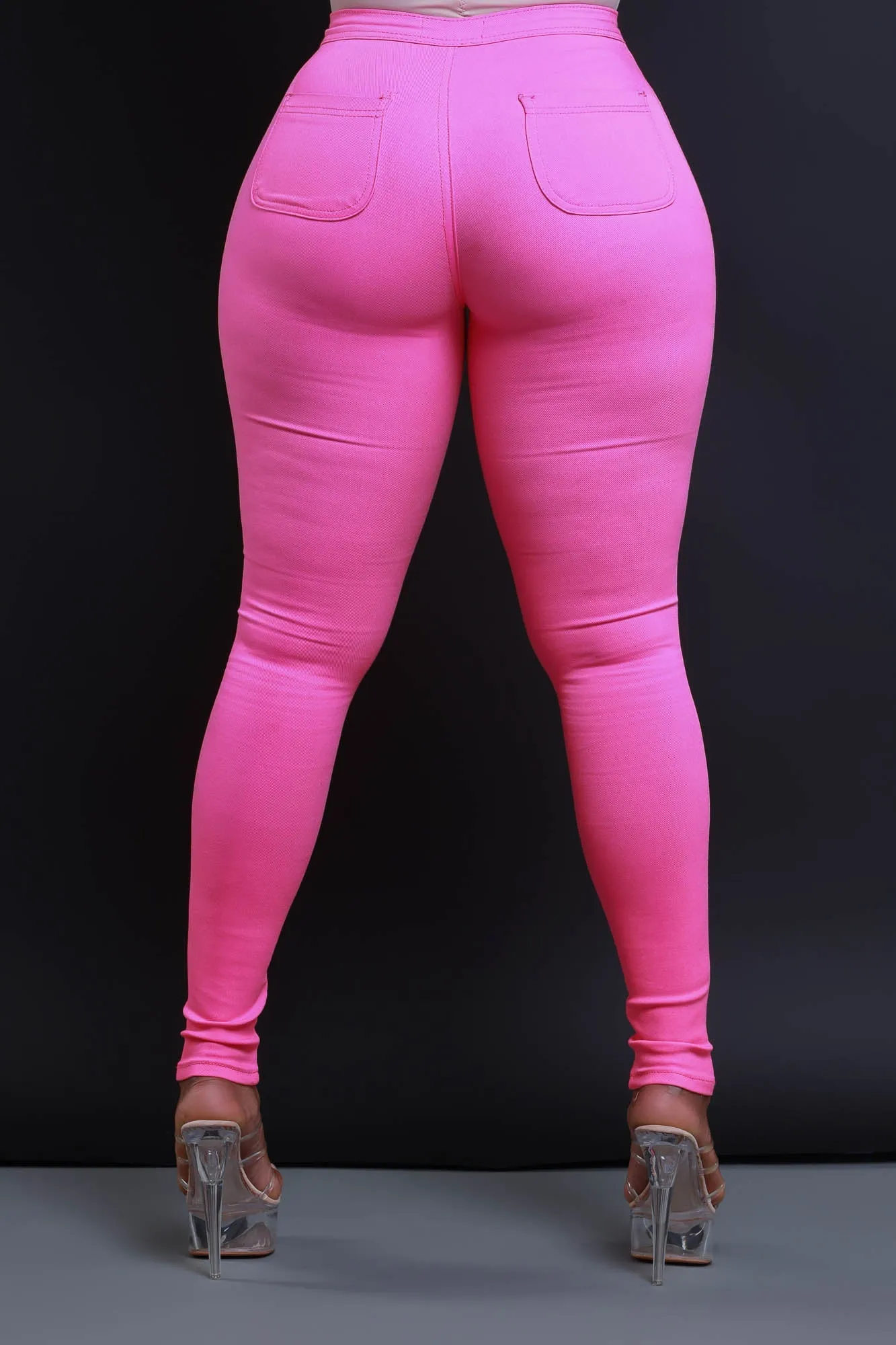 GP2101XP-High Waist Stretch Pants(PLUS)