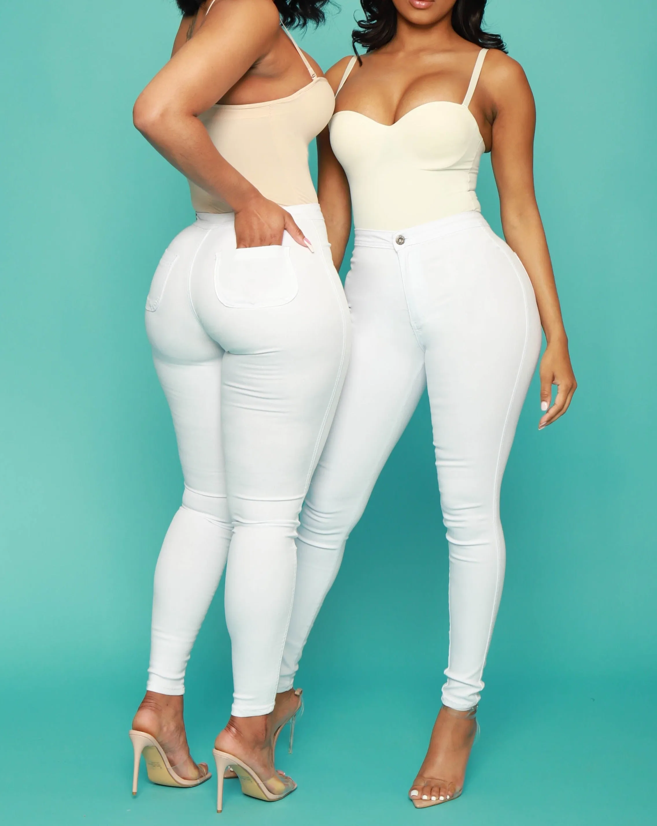 GP2101XP-High Waist Stretch Pants(PLUS)