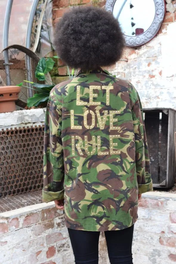 Green Camo Jacket - Various Wording