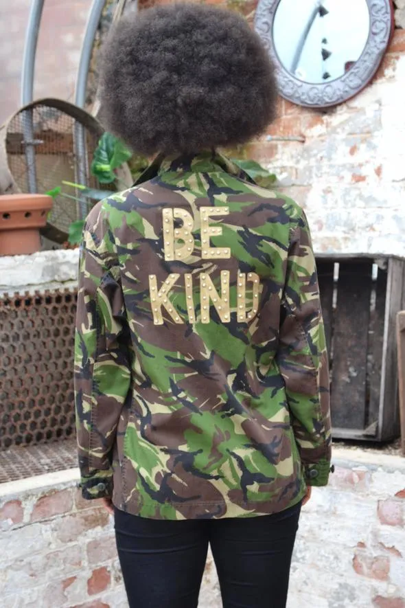 Green Camo Jacket - Various Wording