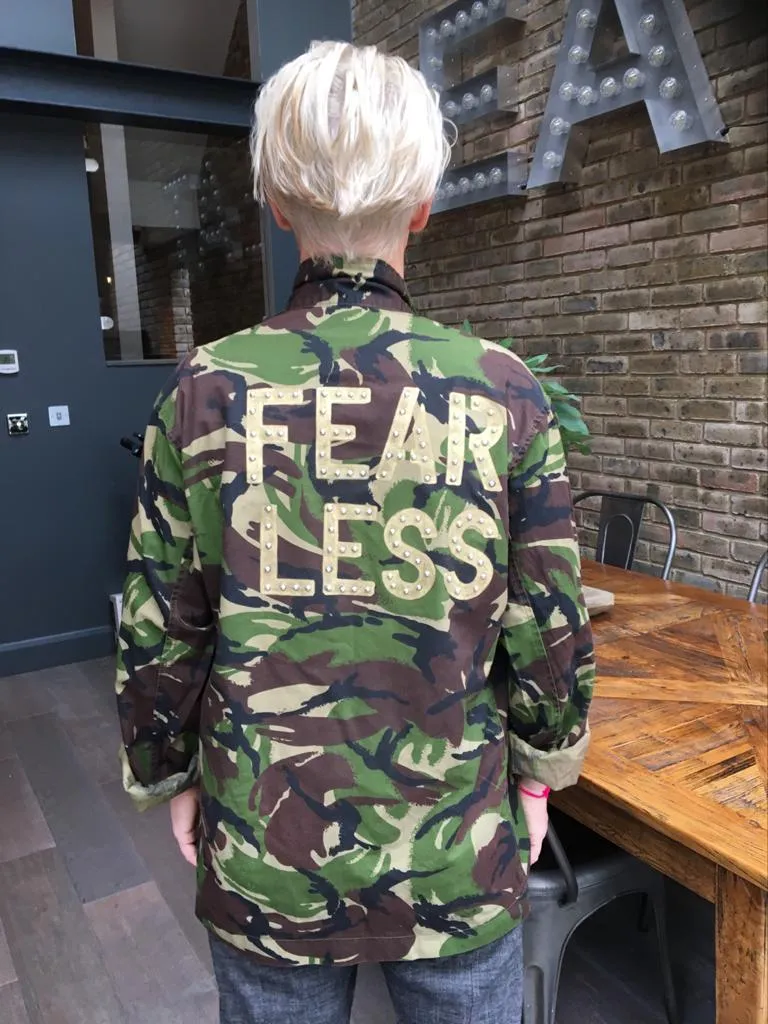 Green Camo Jacket - Various Wording