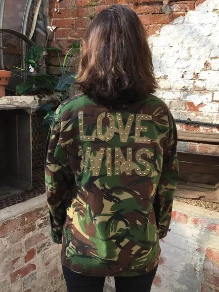 Green Camo Jacket - Various Wording