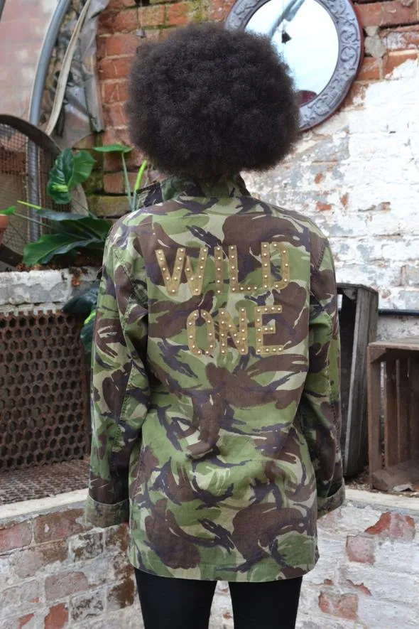 Green Camo Jacket - Various Wording