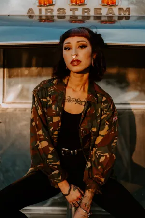 Green Camo Jacket - Various Wording