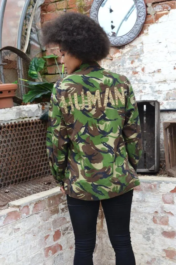 Green Camo Jacket - Various Wording