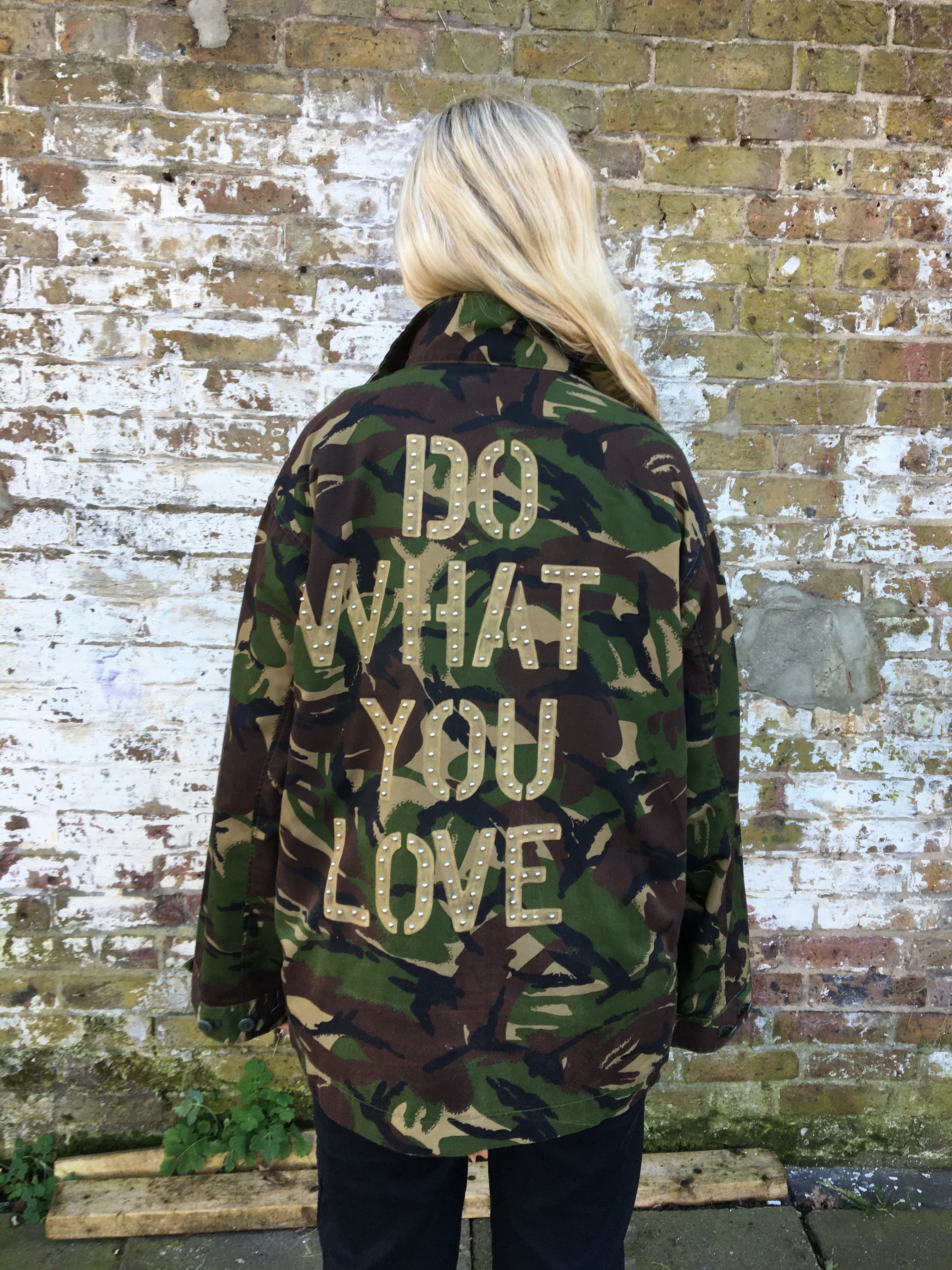 Green Camo Jacket - Various Wording