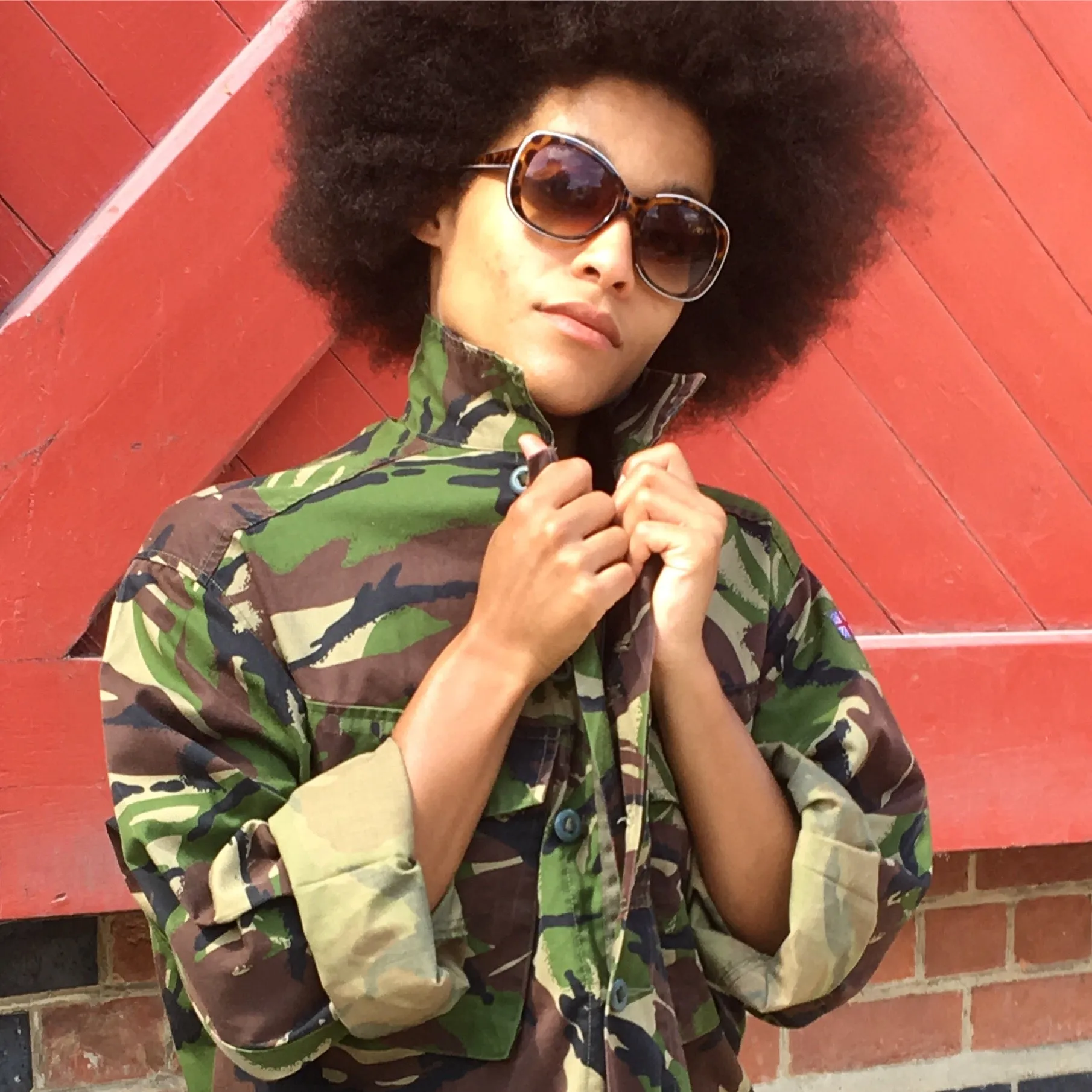 Green Camo Jacket - Various Wording