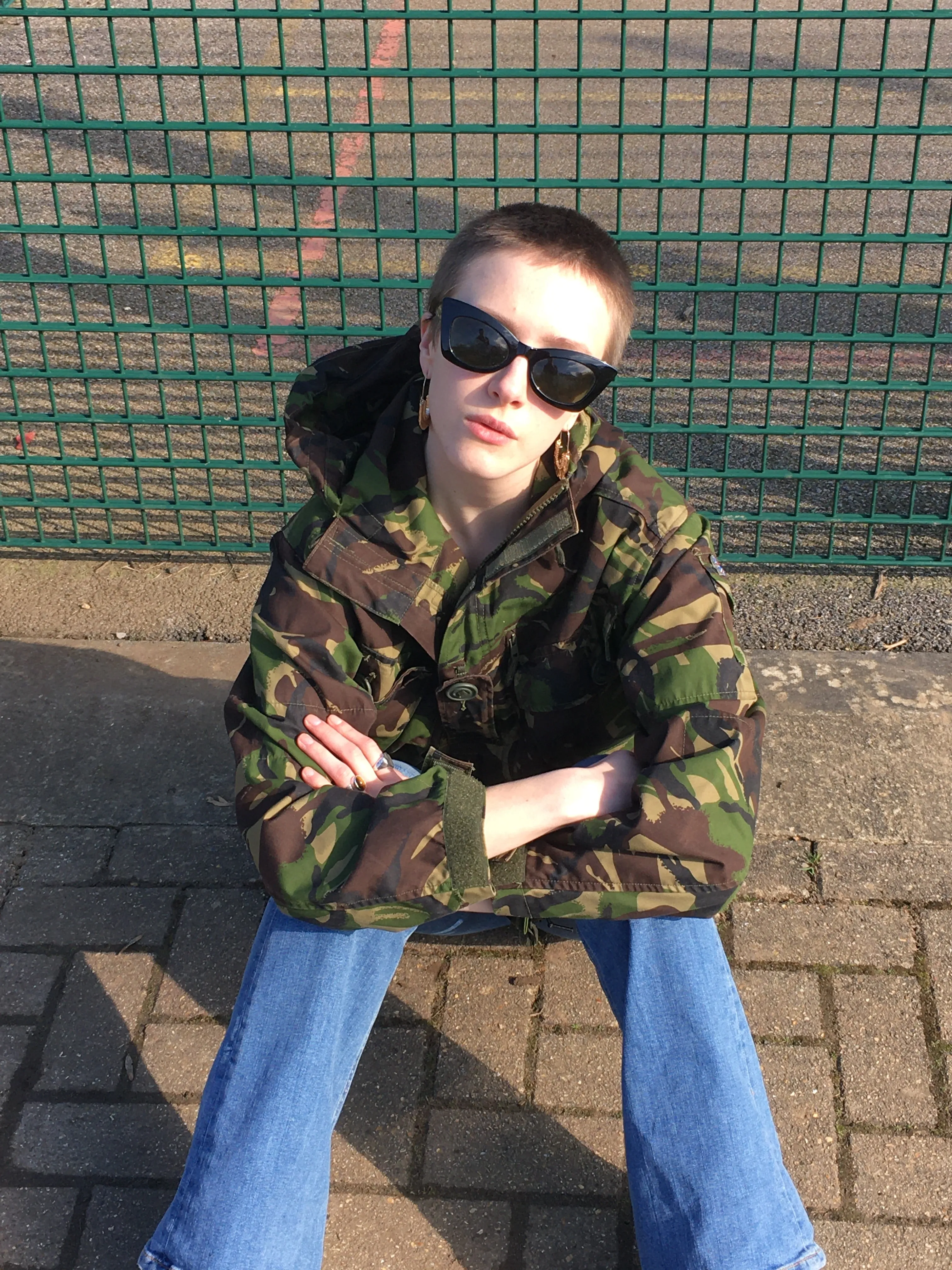 Green Camo Parka