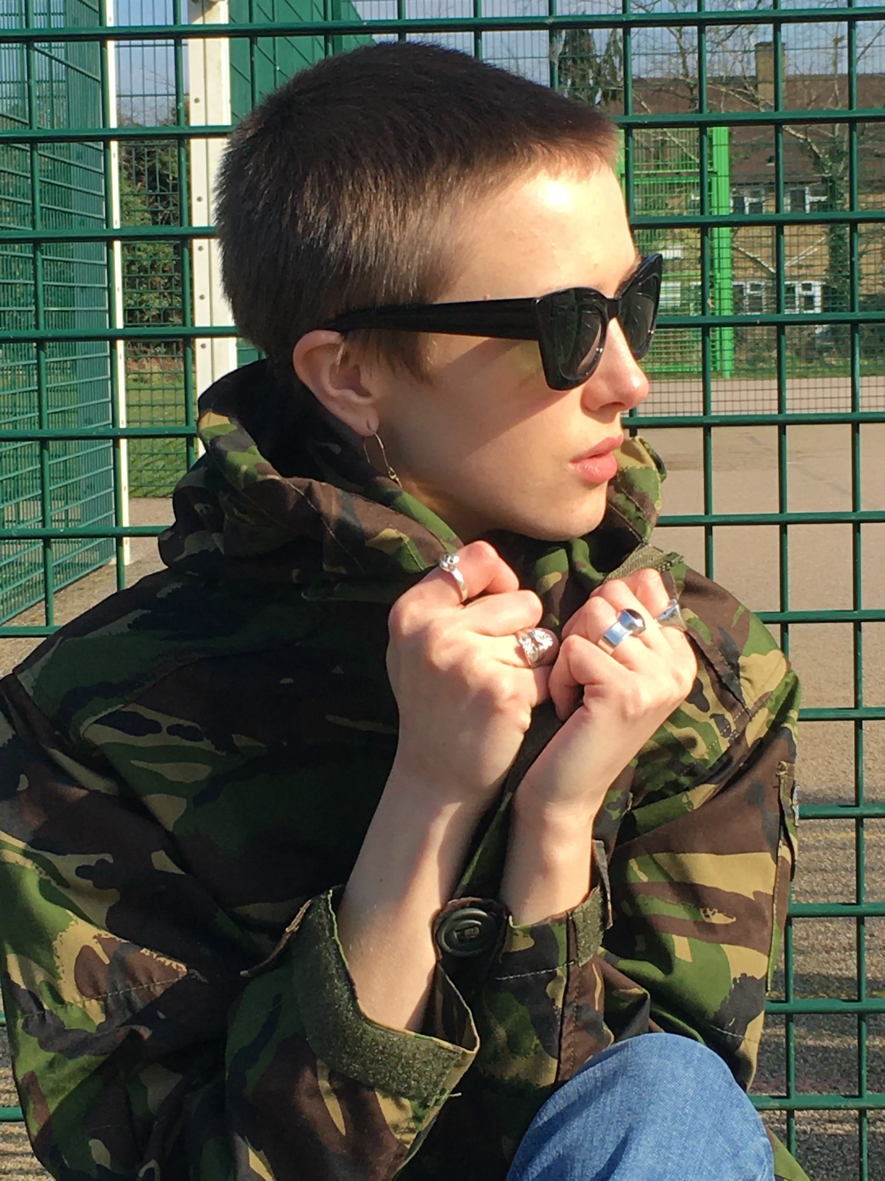 Green Camo Parka