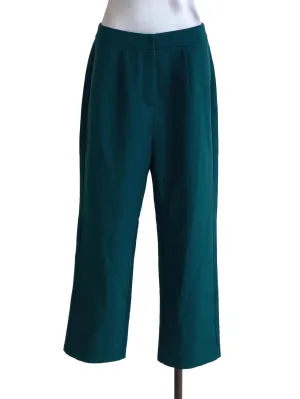 Green Straight Cut Pants
