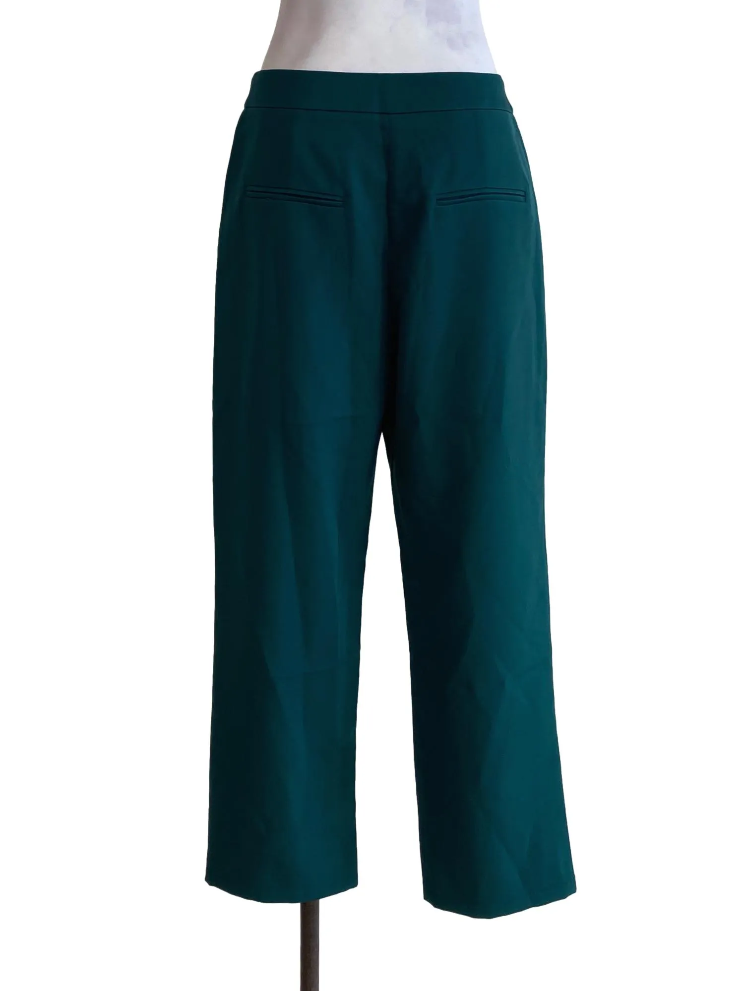 Green Straight Cut Pants