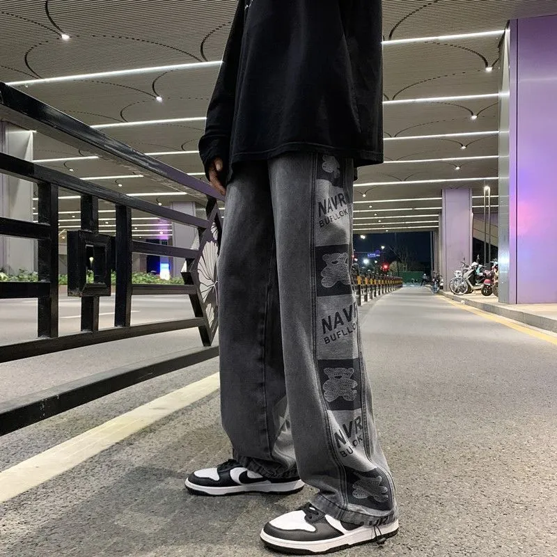 Harajuku Straight Jeans   KF82636