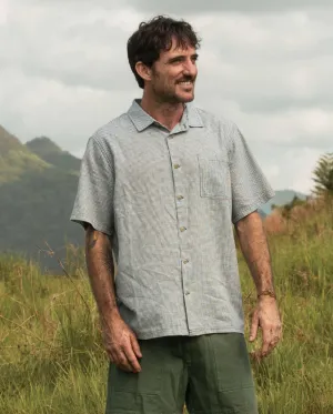 Hemp Check Shirt Black