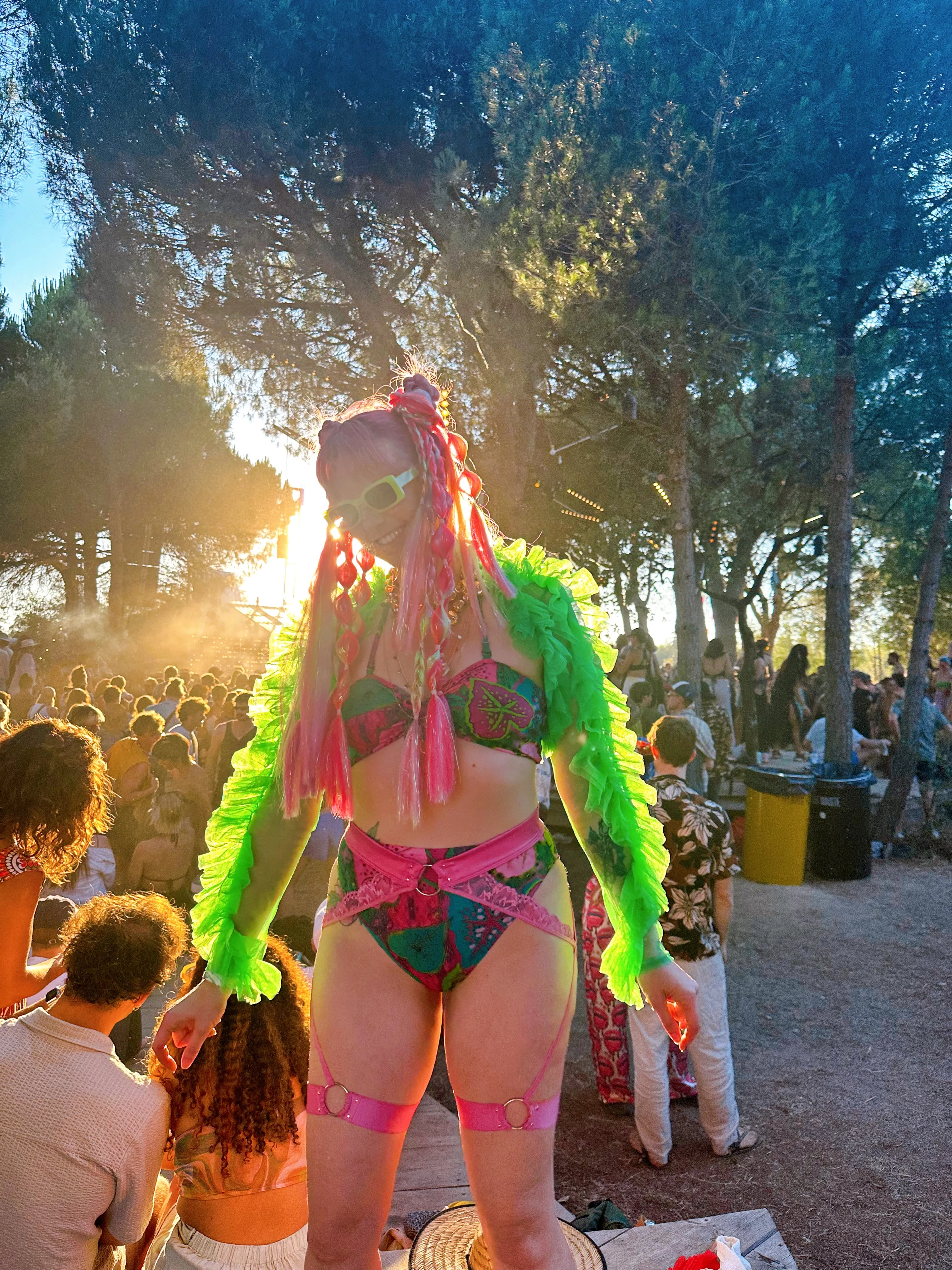 High Leg Pants in Cala Elysium