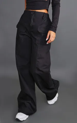 High-Waisted Cargo Pants