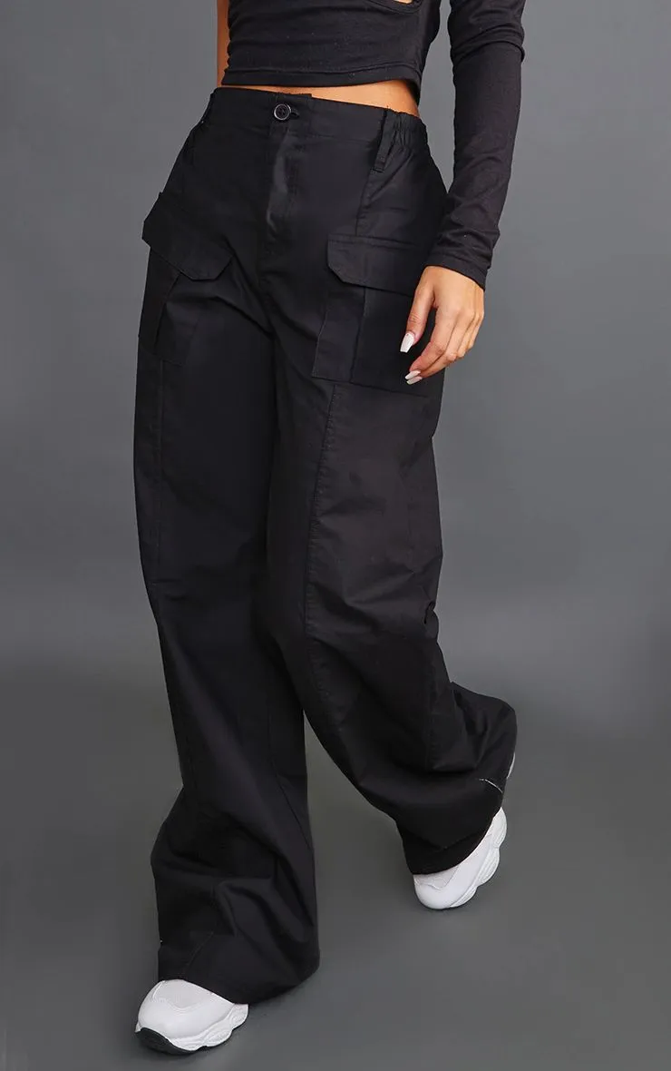 High-Waisted Cargo Pants