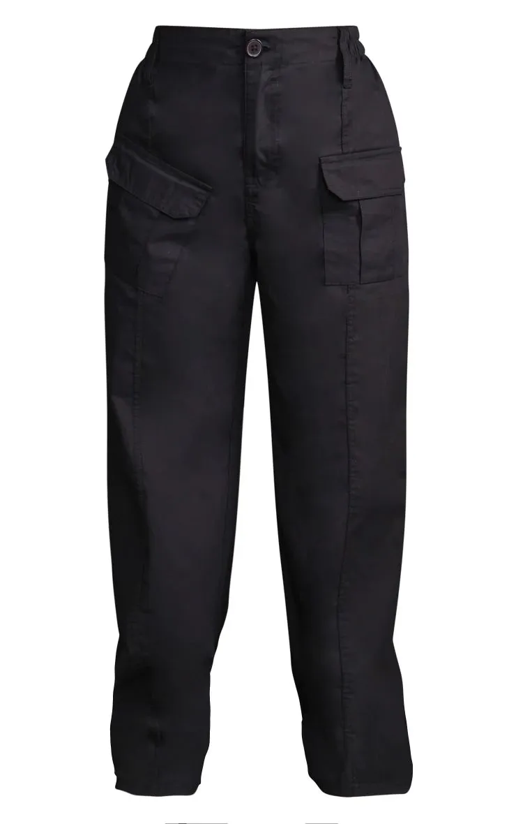 High-Waisted Cargo Pants