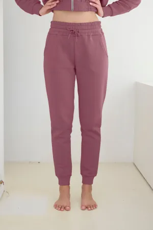 High-waisted Jogger Mauve