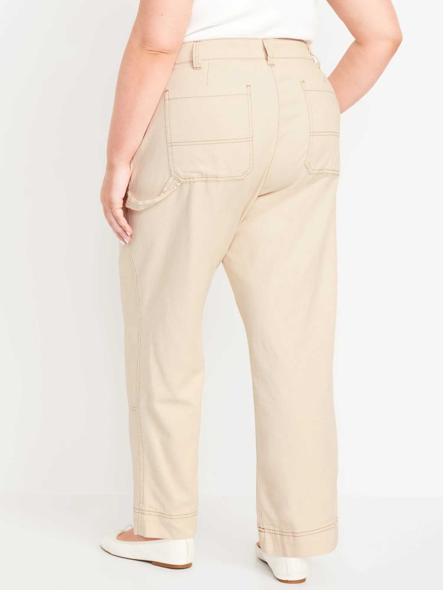 High-Waisted Utility Pants