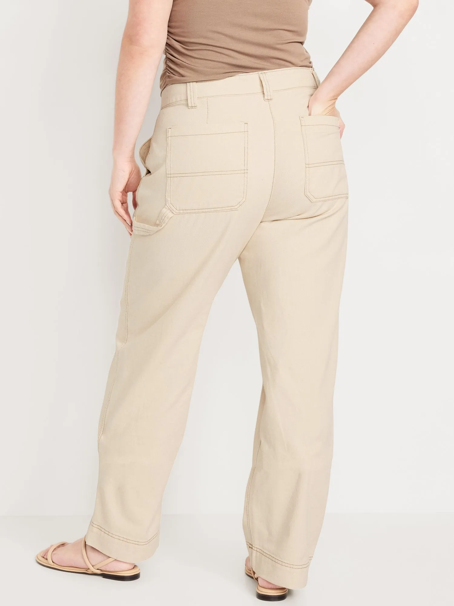 High-Waisted Utility Pants