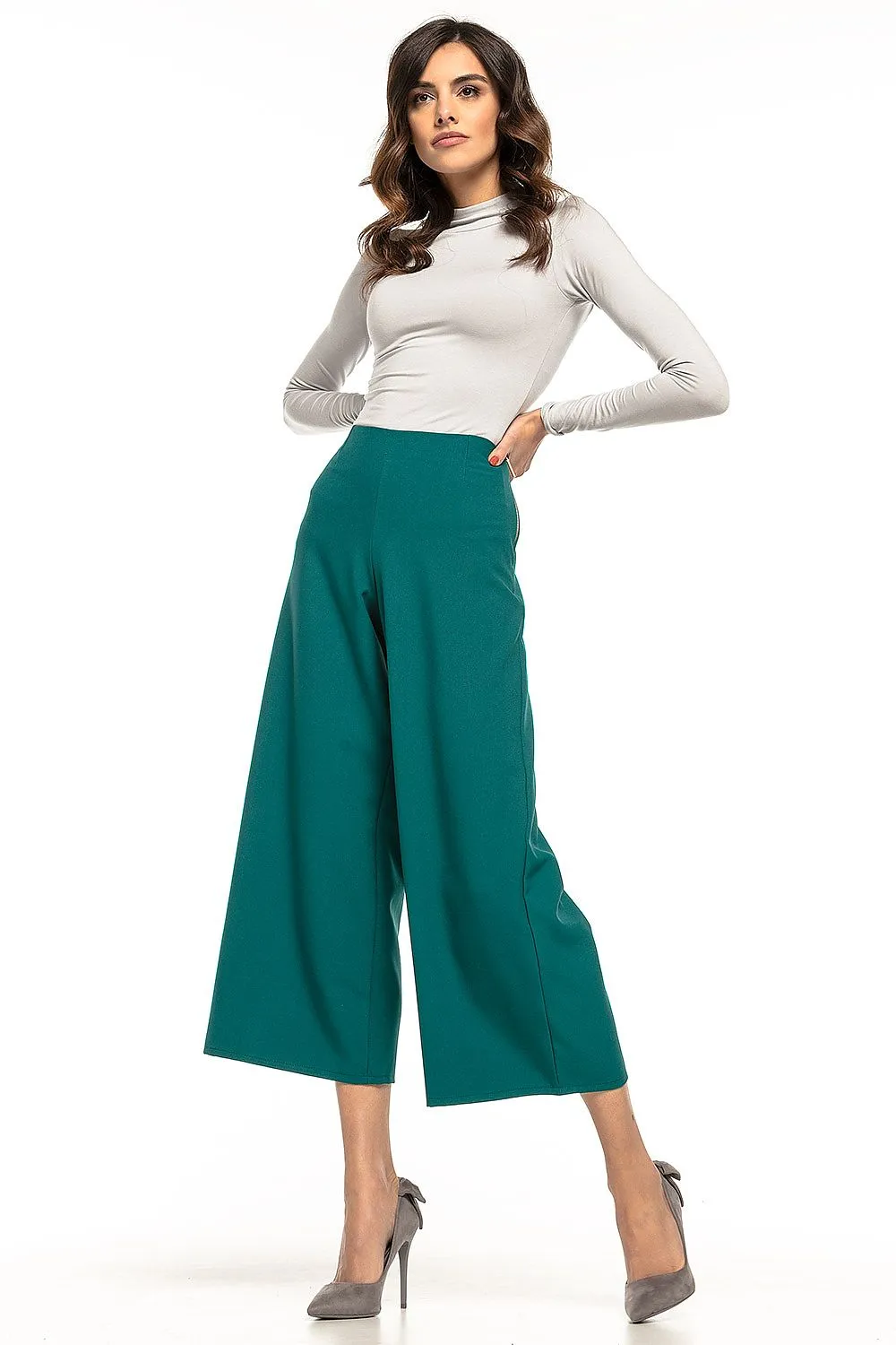 High-Waisted Wide Leg Elegance