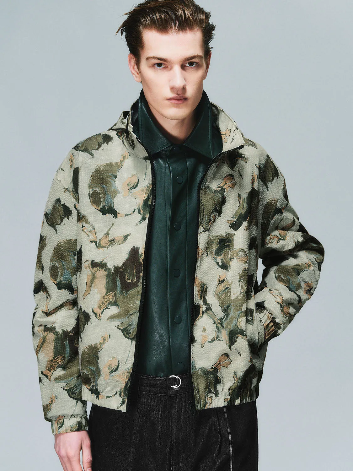 Hoodie Zip Up Front Jackets
